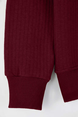 Siyah Regular/Normal Kesim Dokulu Etiket Detayl? Fermuarl? Sweatshirt TMNAW26SW00062 - Trendyolmilla фото 13