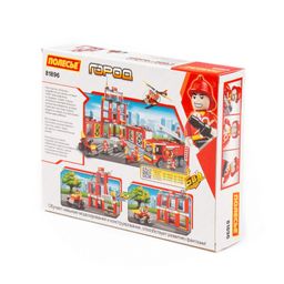 Конструктор Классик Город. Пожарная часть-1.3 (188 элементов) (в коробке) - Полесье фото 6