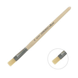 Кисть для рисования, щетина, № 12, Calligrata, плоская, деревянная ручка