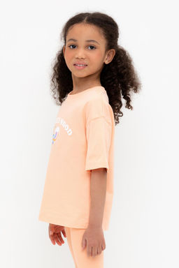 Crockid _ КР 302716-1/бегония к555 фуфайка (футболка) для дев  фото 3