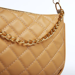 Сумка багет на молнии, цвет бежевый - Simaland фото 4