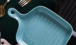 Блюдо с ручкой 23х16х3 см / GDE-23 /уп 34/