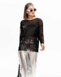 Лонгслив из сетки 457.2 - Sahar art lab фото 9