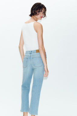 JEANS Z1975 MINI FLARE TIRO ALTO / Azul claro