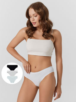 Цена за 2 штуки! ТРУСЫ ЖЕНСКИЕ (3ШТ.)