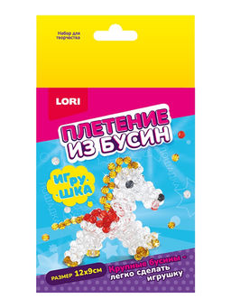 Набор для творчества, плетение из бусин Лошадка