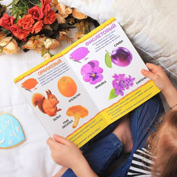 Книга картонная «Цвета», размер А5, 10 стр.