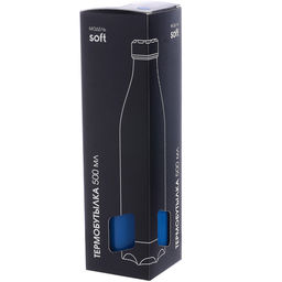 77010-3 Термобутылка 500мл. Soft синяя (х20) - Mayer&boch фото 4