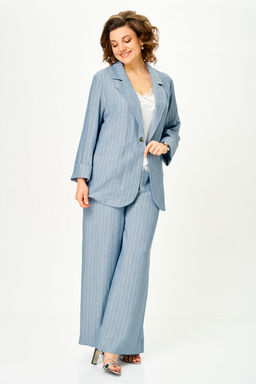 Костюм Michel Chic 1446 небесно-голубой в полоску