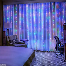 Гирлянда штора 1,5*1,5м