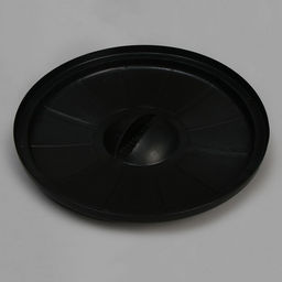 Бак хозяйственно - бытовой, 50 л, полипропилен, с крышкой, чёрный