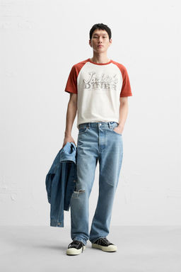 FADED PRINTED T-SHIRT