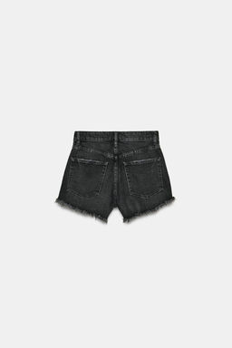 HIGH-WAIST CURVED DENIM SHORTS - Zara фото 48