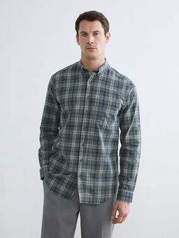 Regular Fit Ekose Erkek G?mlek