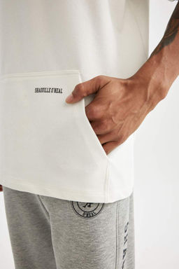 DeFactoFit Shaquille ONeal Oversize-футболка с капюшоном и короткими рукавами  фото 7