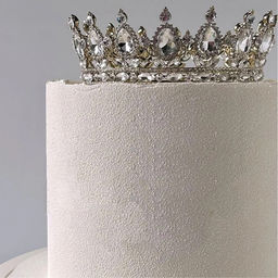 Украшение для торта Корона, цвет серебро - Страна карнавалия фото 5