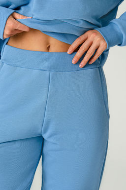 Арт. 2520/3  Костюм с брюками женский 44-52 (5 шт) Цвет:верх-голубой,низ-голубой