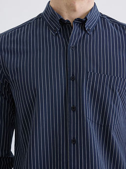 Regular Fit ?izgili Arm?rl? Erkek G?mlek