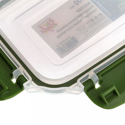 Контейнер для продуктов пластмассовый Мастер 0,4л, прямоугольный, с клипсами, воздухонепроницаемый (герметичный), съемный силиконовый уплотнитель, подходит для СВЧ, цвета микс (Россия) - Домашняя мода фото 9