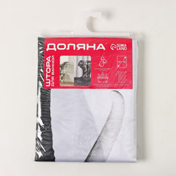 Штора для ванной Доляна «Слон», 180×180 см, белая