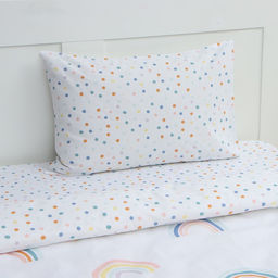 Постельное бельё Этель 1,5 сп Pretty rainbows, 143х215 см, 150х214 см, 50х70 см -1 шт, 100% хл, бязь  фото 2