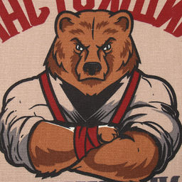 Кухонное полотенце Доляна. Настоящий защитник, 35?60 см, 100% хлопок, рогожка 160 г/м?