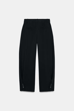 ZW COLLECTION BALLOON TROUSERS WITH BUTTONS - Zara фото 6