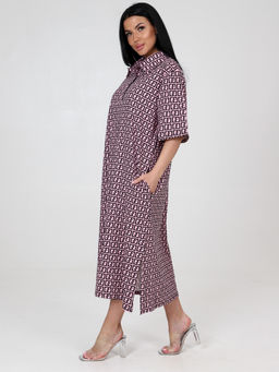 688 ЖЕНСКОЕ ПЛАТЬЕ (Розовый) - А-дина фото 5