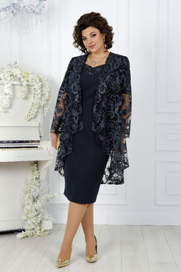 Платье Ninele 7431-Р темно-синий - Mira fashion фото 181