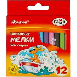 Карандаши восковые ГАММА "Мультики" 12цв. (2131018_01_29)