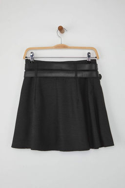 Tas Cift Kemerli Piliseli Mini Dokuma Etek TWOAW26ET00072 - Trendyolmilla фото 12