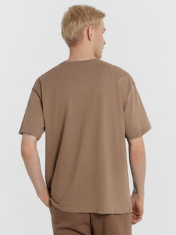 Футболка мужская бежевая мокко 111927