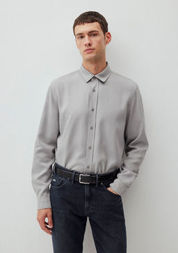 Gri Tencel TM Lyocell Gomlek