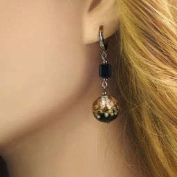 Серьги из муранского стекла GRACEFUL BLOOM LS3158