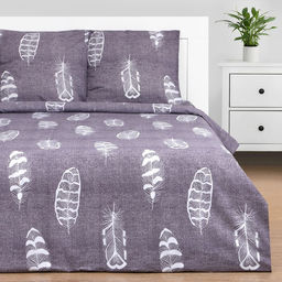 Постельное бельё Этель 2 сп Перья 175х215 см, 200х220 см, 70х70 см-2 шт, 100% хлопок, бязь125 г/м2