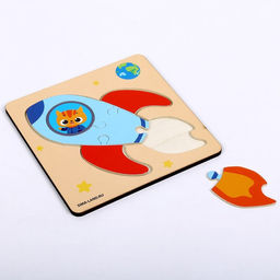 Пазл Ракета - Лесная мастерская фото 3