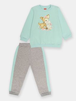 CRB wear/CWNG 90145-38-345 Комплект для девочки (джемпер, брюки),ментоловый/Ex.Cherubino