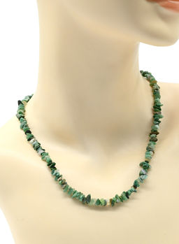 Бусы из жадеита крошка, 46см