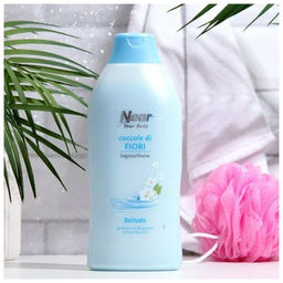 NEAR Гель-крем для душа и ванны Ландыш и арамат белых цвето марки Near 750 мл