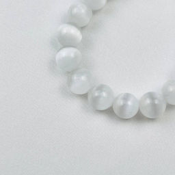 Браслет из Селенита со вставкой 17 см - Радуга самоцветов фото 4