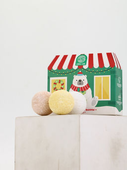 Бомбочки для ванны в домике «Медведь», набор 6 шт х 40 г, URAL LAB