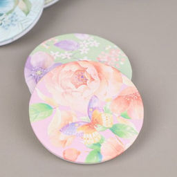 Зеркало карманное 7,5 см / CW419-5 /уп 12/480/ - Галеонтрейд фото 5