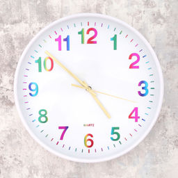 Часы настенные 30 см / NE-2807A /уп 20/цифры градиент - Галеонтрейд фото 2