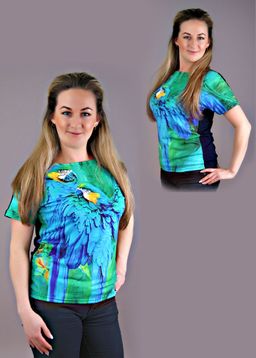 Футболка Попугай