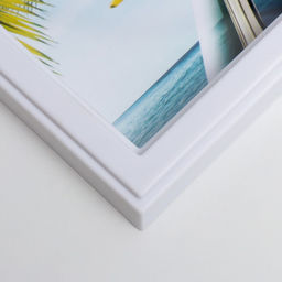 Фоторамка - коллаж на 3 фото 10?15 см Лотосы, белый, 36?27 см