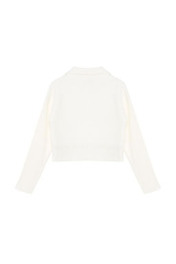 TRENDYOLMILLA Kemik Buklet Polo Yaka Mont Gorunumlu Triko H?rka TWOAW25HI00076  фото 6