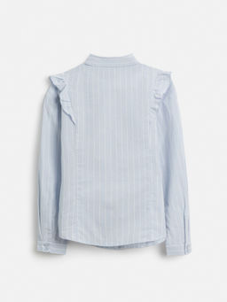 ACOOLA / Блузка детская для девочек Vasilika голубая полоска