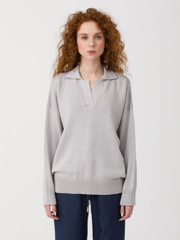 Джемпер поло вязаный - Stilla фото 3