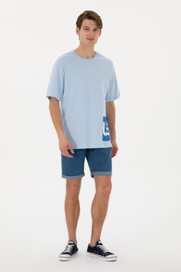 Erkek Bisiklet Yaka A__k Mavi Ti__rt Sepette S_rpriz _ndirim - U.s. polo assn фото 4