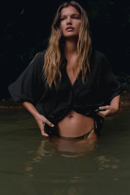 FLOWING SHIRT WITH POCKET